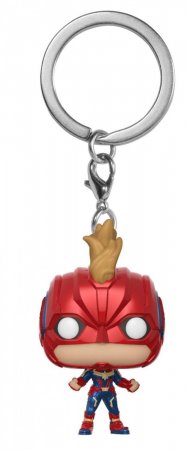   Funko Pocket POP! Keychain:     (Captain Marvel (with Helmet))  (Marvel) (36439-PDQ) 4 